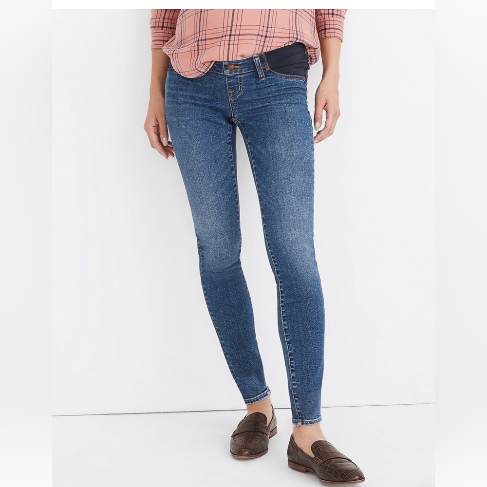 Madewell maternity jeans low rise with comfortable stretch